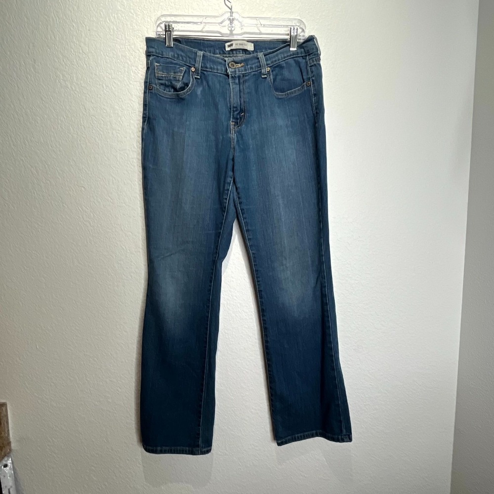 Levi's 515 Bootcut Jeans‎ Womens 10 Blue Denim Cotton Stretch Casual Outdoor